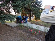 100.výročí vzniku Československé republiky - výsadba stromů Alej republiky na Vlkavě